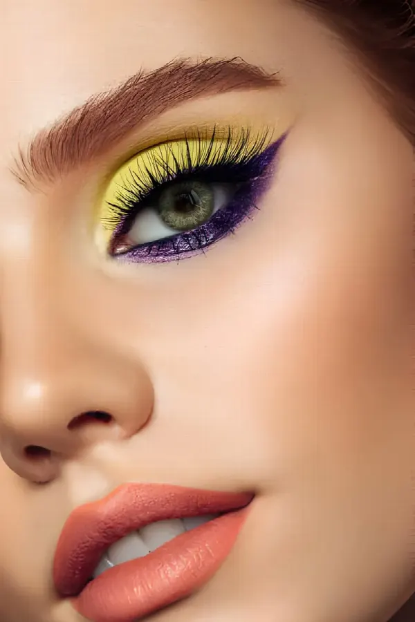 Grey colored contacts